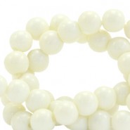 Glaskralen opaque 6mm Off white
